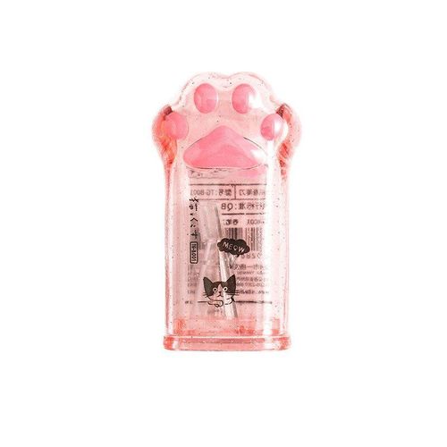 Taille-Crayon Patte De Chat Mignon 1 Pièce, Fournitures Scolaires Kawaii, Articles De Papeterie Créatifs, Taille-Crayon Étudiant Cadeau Pour Enfants