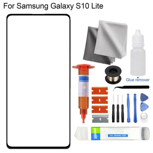 Kit D'outils De Réparation De Remplacement Pour Samsung Galaxy Note 10 Lite/S10 Lite/S2, Écran Tactile En Verre Avant Ultra-Fin