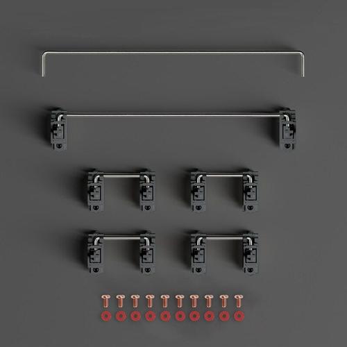 stabilisateurs de clavier mécanique à vis, bricolage personnalisé, axe Satellite plaqué PCB, pré-lubrifié, P9JD