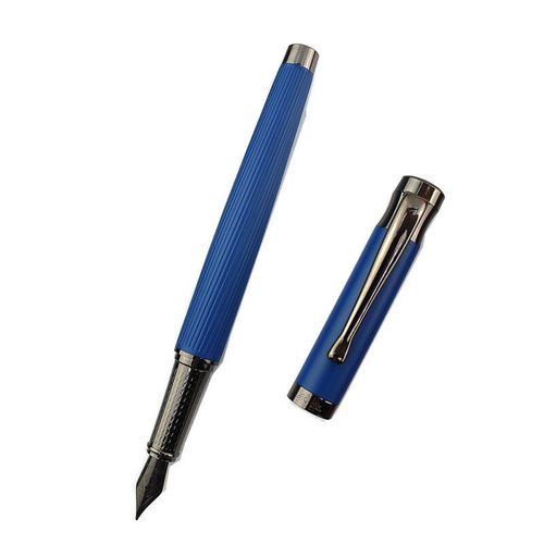 Stylo-Plume De Haute Qualité, Tonneau En Cuivre De Couleur Rouge Noir, Pointe Fine, Stylo De Calligraphie Pour Étudiant En Entreprise, Cadeau Pour Le Bureau