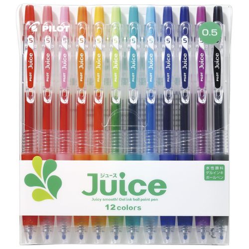 Stylo À Bille À Encre Gel De Jus Pilote 0.5mm 12 Couleurs (Lju-120ef-12c)