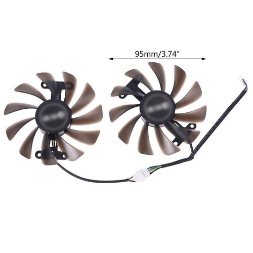 Ventilateur De Refroidissement Pour Carte Graphique Kfa2 Galax Geforce Gtx1080 Amp, 2 Pièces, 95mm, Processeur Gtx1070ti, Vga