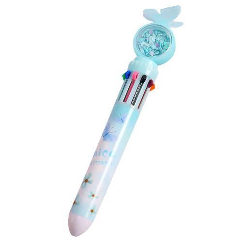 Stylo À Bille Papillon Multicolore Accrocheur, Excellent, 4 Couleurs, 0.5mm, Cadeaux Pour Étudiants