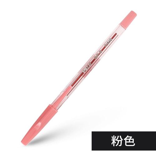 Stylo À Bille De Couleur Pic, Pilote Bp-S-F 0.7mm Type De Balle Penpiont Design Classique, Tige Transparente 6 Couleurs
