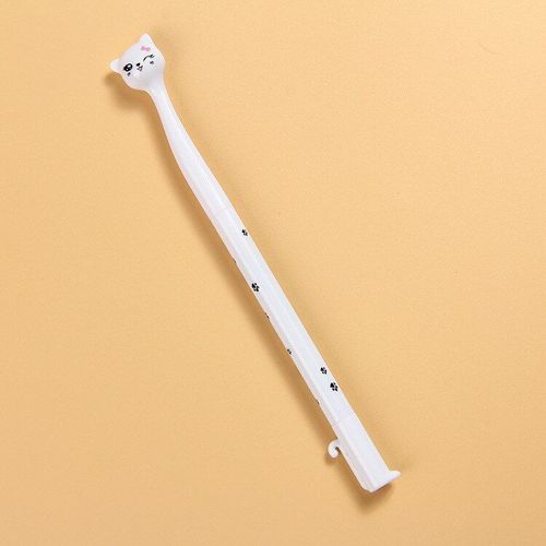 Stylo Gel À Encre Noire, 0.5mm, Kawaii, Dessin Animé Chat, Marqueur, Fourniture Scolaire Et De Bureau Pour Étudiants, Écriture, Dessin, Outil De Papeterie Créatif