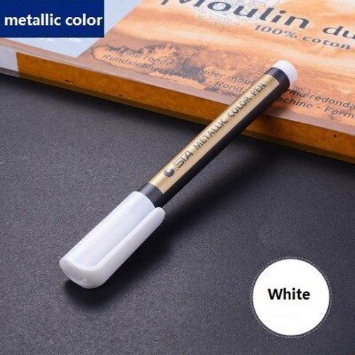 Marqueur De Peinture Permanente Étanche, Lot De 10 Couleurs, Pour Pneus De Voiture, Cd, Pierre, Verre, Peinture Graffiti Sur Bois, Papeterie Scolaire Et De Bureau