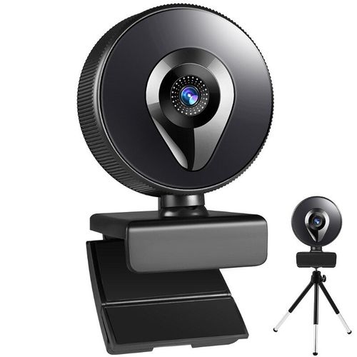 Webcam Autofocus, caméra USB, pour ordinateur portable, vidéo de bureau, Cam1080P