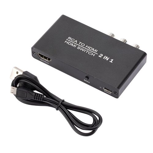 séparateur de commutateur compatible HDMI, pour hdTV DVD PS4 5, convertisseur d'affichage HD