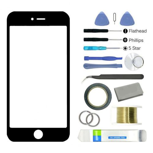 Kit D'outils De Réparation De Remplacement De Lentille D'écran En Verre Trempé Pour Iphone 6/6s/6p/6sp/7/7p/8/8p/Se2