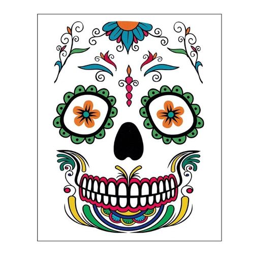 Nouveaux Autocollants De Tatouages Temporaires, Étiquette De Visage De Clown Drôle D'horreur, Autocollant De Mascarade De Fête D'halloween, Autocollant De Cosplay, De Performance Sur Scène, 2022