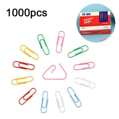 Ensemble De Mini Pinces À Papier Couleur Bonbon En Métal, 10 Boîtes/Ensemble, Marque-Pages, Classeur Photo Et Lettre, Papeterie Fournitures Scolaires Et De Bureau, Nouveauté 2022