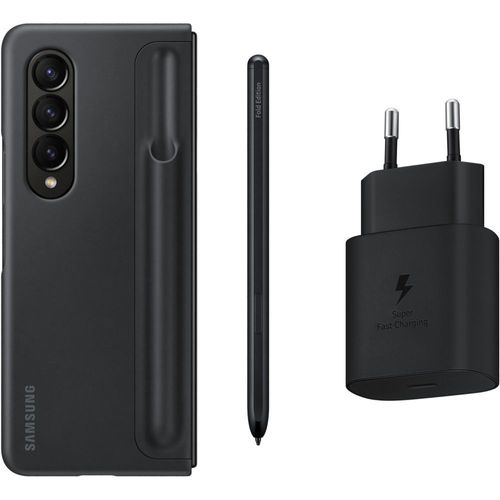 Samsung Ef-Of93k - Étui À Rabat Pour Téléphone Portable - Noir - Pour Galaxy Z Fold4