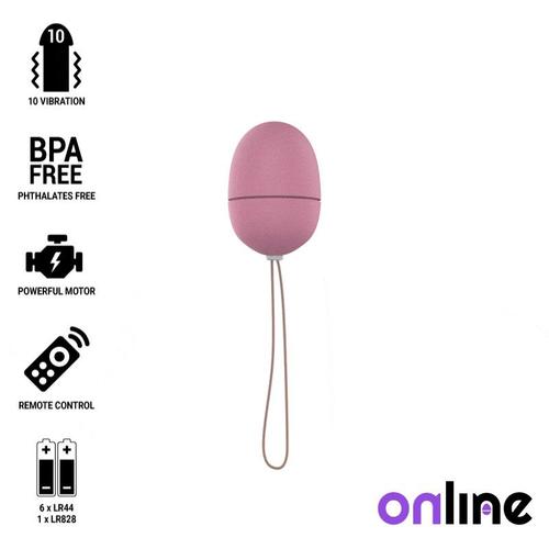 Télécommande En Ligne Vibrant Oeufs S Rose