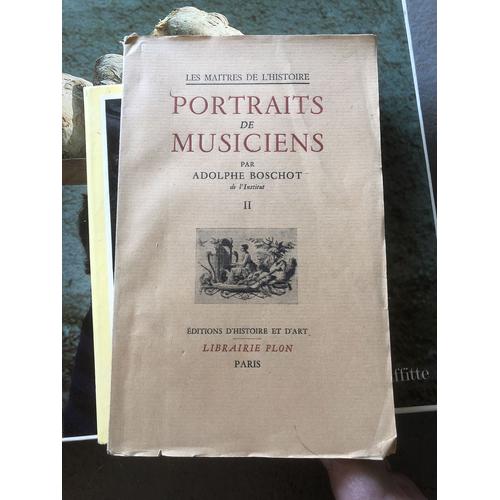 Portrait De Musiciens Par Adolphe Boschot