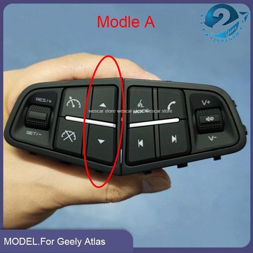 Modle A Interrupteur De Volant Multifonction, Bouton De Croisière Audio Geely Atlas 2016  2018, Boyue,Nl3,Suv,Proton X70,Emgrand X7 Sports " Nipseyteko "