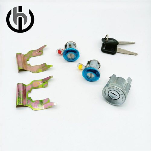 Ensemble Complet De Clés De Serrure De Porte Et Cylindre D'allumage, Pour Isuzu Npr Nqr Nkr Elf 97035293-07, Avec Les Mêmes Clés 1994, 3 Pièces, 8-8970352930-0 " Nipseyteko "