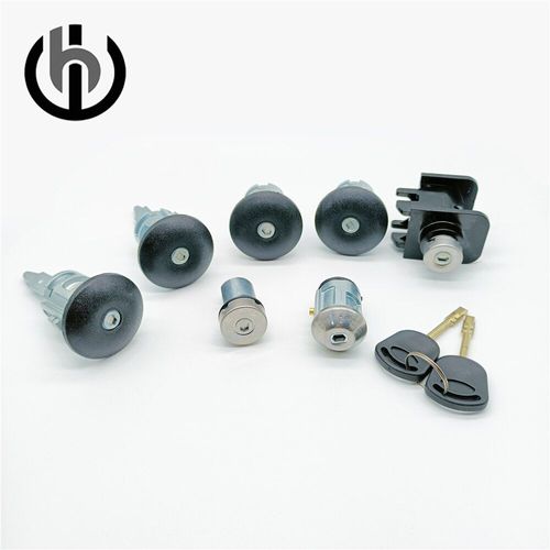 Interrupteur D'allumage De Voiture Et Baril De Serrure De Porte, 2 Clés, Pour Ford Transit Mk6 2000  2006, 7 Pièces, 4359018 " Nipseyteko "