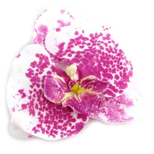 Promotion ! Pince Fleur 'orchidée' Rose Blanc - 95 Mm