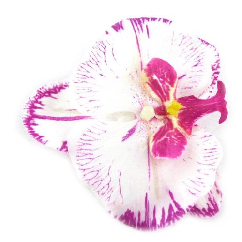 Promotion ! Pince Fleur 'orchidée' Blanc Violet - 95 Mm