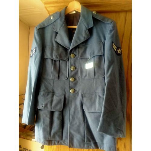 Militaria-Usa-Vareuse De L'us Air Force En Drap Bleu-Be-Originale