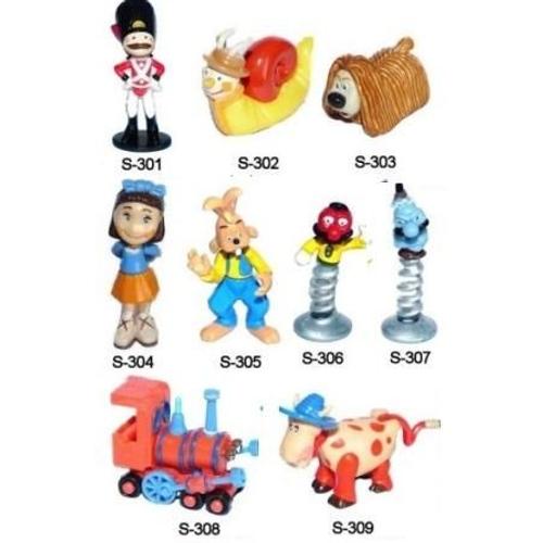 Lot De 9 Figurines "Kinder" (2005) - Le Manège Enchanté ( S301, S302, S303, S304, S305, S306, S307, S308, S309 )