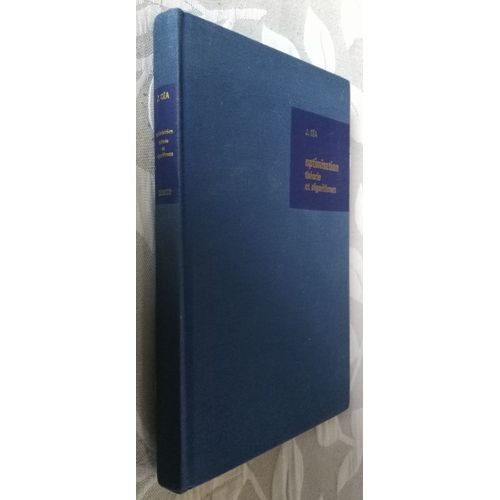Optimisation - Théorie Et Algorithmes - Méthodes Mathématiques De L'informatique - Collection Dirigée Par J. L. Lions - N° 2