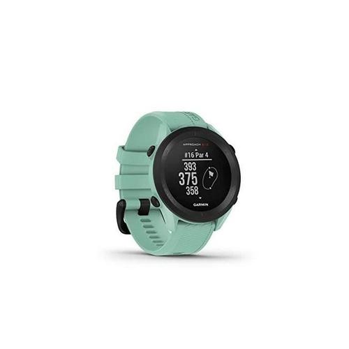 Garmin Approach S12 - 2022 Edition - 43.7 Mm - Néo-Tropique - Montre De Sport Avec Bracelet - Silicone - Taille Du Poignet : 125-202 Mm - Monochrome - 125 Mo - Bluetooth - 34.1 G