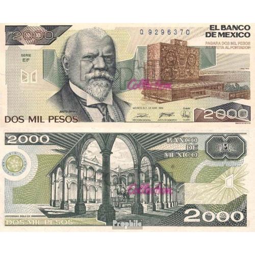 Mexique Pick-No: 86c Neuf 1989 2.000 Pesos