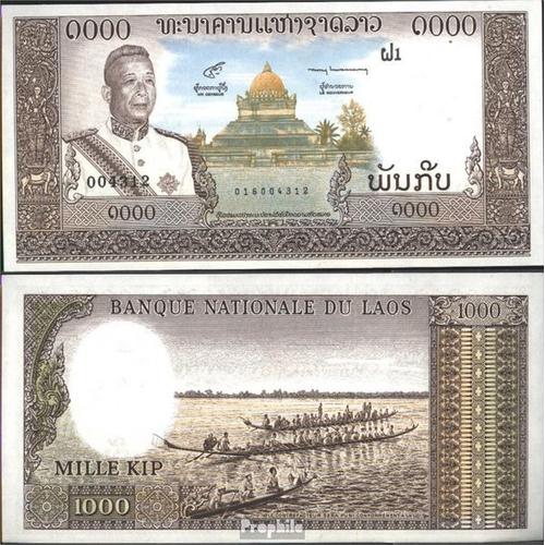 Laos Pick-No: 14b Neuf 1963 1000 Kip