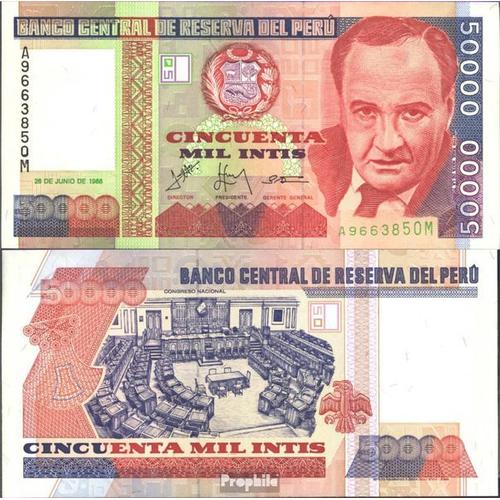 Peru Pick-No: 142 Neuf 1988 50.000 Intis