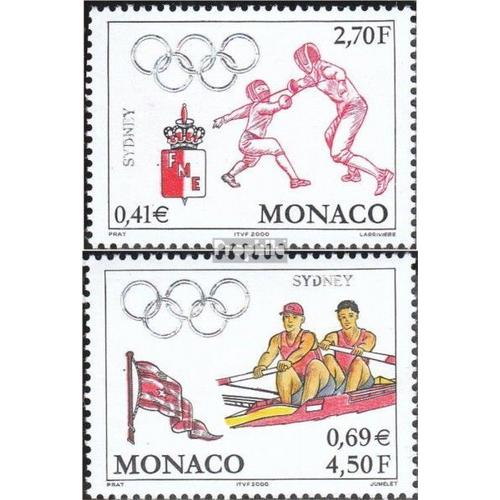 Monaco 2506-2507 (Complète Edition) Neuf Avec Gomme Originale 2000 Jeux Olympiques Été?00 Sydney