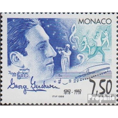 Monaco 2420 (Complète Edition) Neuf Avec Gomme Originale 1998 George Gershwin