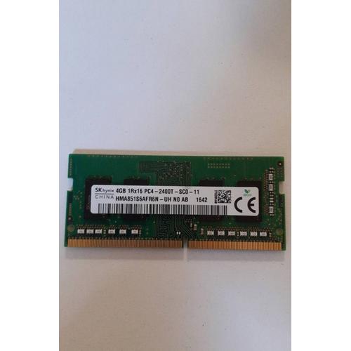 Mémoire RAM SK Hynix 4GB 1Rx16 PC4 2400T SCO 11