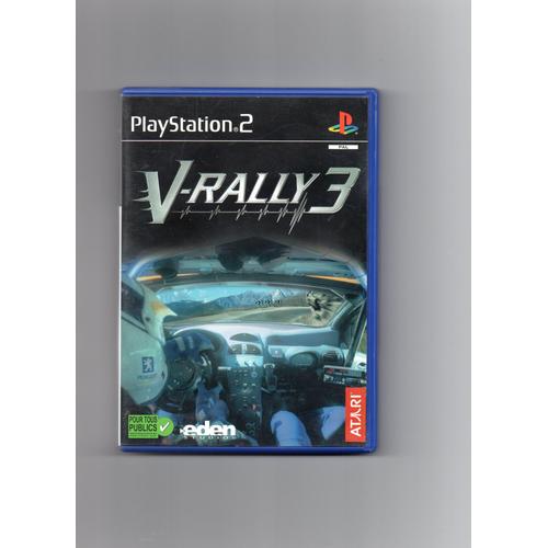 Jeu V-Rally 3 - Ps2 - Edité Par Atari