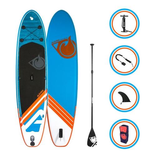 Paddle Gonflable Liner 10'6 30'' 6''(320x76x15cm) Avec Pompe, Pagaie, Leash Et Sac De Transport