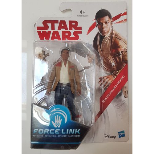 Figurine Star Wars / Force Link / 8cm / Finn Resistance Fighter