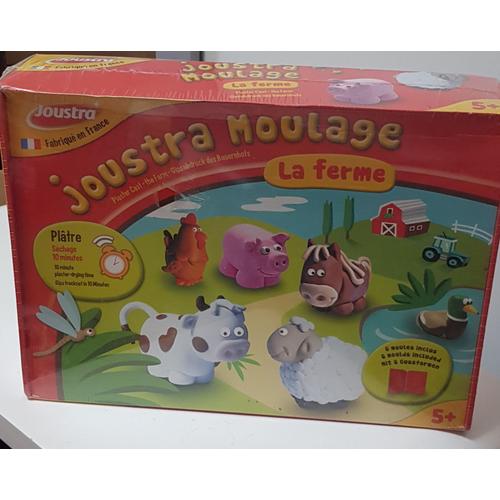 Joustra Moulage / La Ferme / Platre Sechage 10 Minutes / 6 Moules Inclus/ Fabrique En France