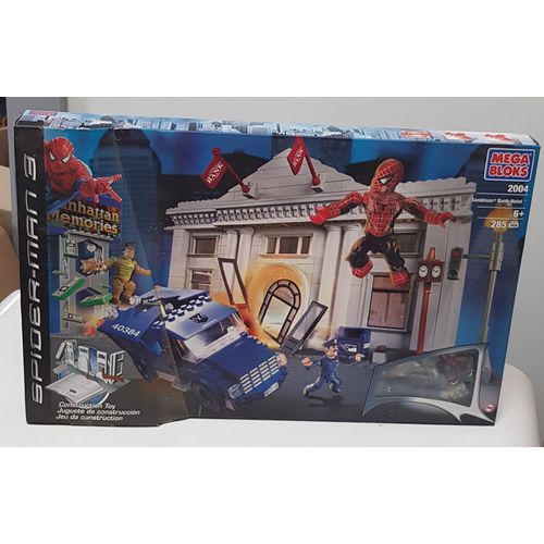 Mega Bloks / Sandman / Spiderman 3 Collection / 185 ¿Pieces / Des 6 Ans / Grand Coffret 56x36cm/ Jeu De Construction