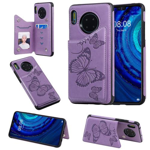 Coque Huawei Mate 30,Etui Pour Huawei Mate 30,Coque En Cuir Pour Huawei Mate 30,Convient A Etui La Huawei Mate 30,Violet