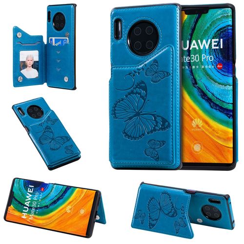 Coque Huawei Mate 30 Pro,Etui Pour Huawei Mate 30 Pro,Coque En Cuir Pour Huawei Mate 30 Pro,Convient A Etui La Huawei Mate 30 Pro,Bleu