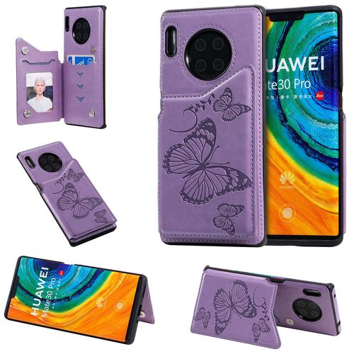 Coque Huawei Mate 30 Pro,Etui Pour Huawei Mate 30 Pro,Coque En Cuir Pour Huawei Mate 30 Pro,Convient A Etui La Huawei Mate 30 Pro,Violet