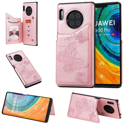 Coque Huawei Mate 30 Pro,Etui Pour Huawei Mate 30 Pro,Coque En Cuir Pour Huawei Mate 30 Pro,Convient A Etui La Huawei Mate 30 Pro,Rose