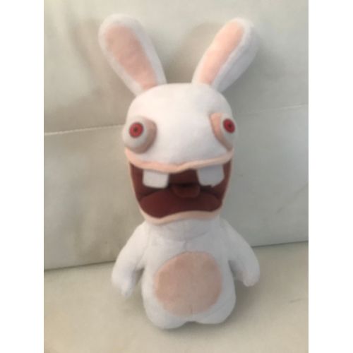 Peluche Doudou Lapin Crétin Sonore Yeux Rouges 30 Cm Gipsy