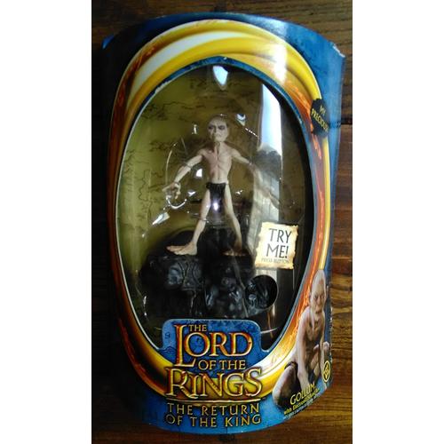 Gollum With Electronic Sound Base - Lord Of The Rings - Action Figure - Toybiz