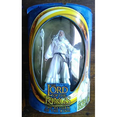 Figurine - Gandalf Le Blanc / The White With Cloth Cape Rotk - Seigneur Des Anneaux - Lotr