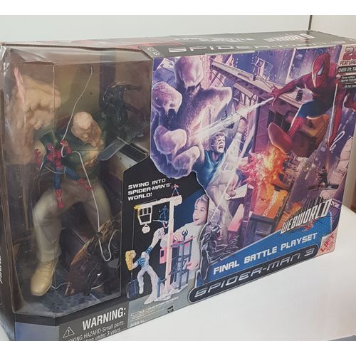 Jouet / Gros Coffret / Spider Man 3 Final Battle Playset / 60x40cm / 20 Actions Différentes / Mervel