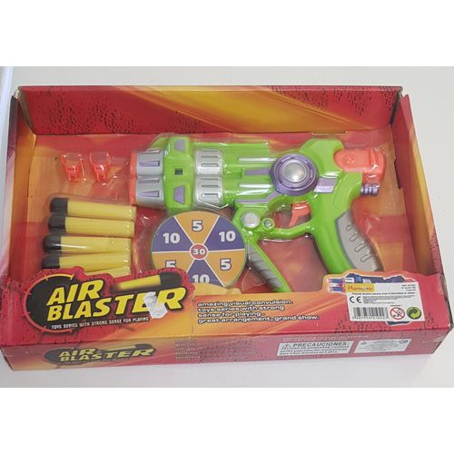 Air Blaster / Pistolet Jouet Avec Fléchettes Mousse