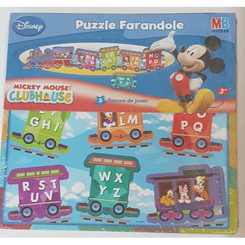 Puzzle En Mousse / Mickey / Puzzle Farandole / Pièces En Mousse Epaisses Et Durables / Mb Puzzles