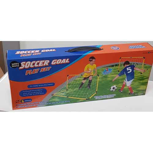 Jeu De Plein Air/ Football / Soccer Goal 2 Cages 120x57x63cm