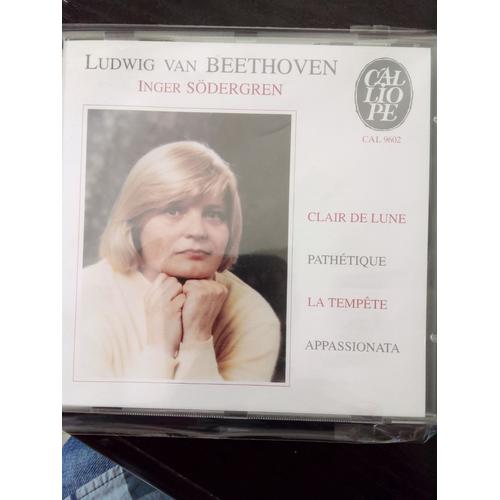 Beethoven : Quatre Sonates Pour Piano ( Par Inger Sodergren )